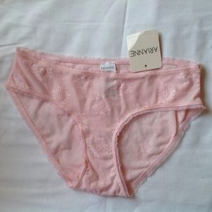 Arianne Intimates Pink Lac Linger Panty Small